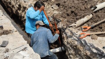 Concluyen obras de sustitución de drenaje dañadas en Tezontepec y Centro