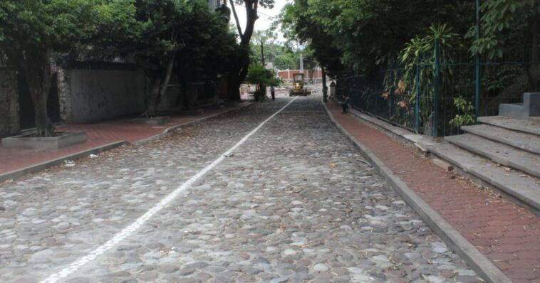 calle empedrada Cuernavaca