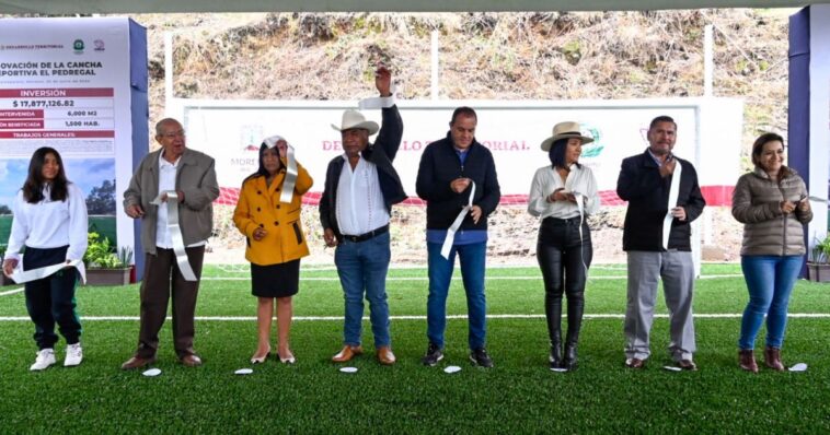 Gobernador de Morelos Inaugura obras de mejoramiento urbano