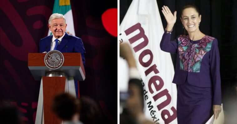 AMLO Y SHEINBAUM LA TRANSICIÓN