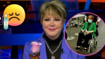 Lolita Ayala es captada en silla de ruedas y con tanque de oxígeno