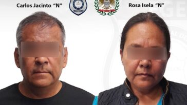 Pareja es detenida por extorsión a una abuelita en Jiutepec