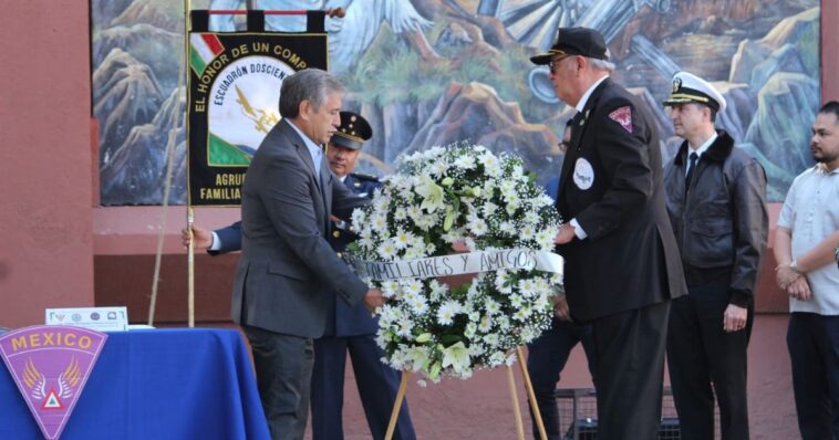 Alcalde de Cuernavaca encabeza homenaje del 79 Aniversario del retorno del Escuadrón 201