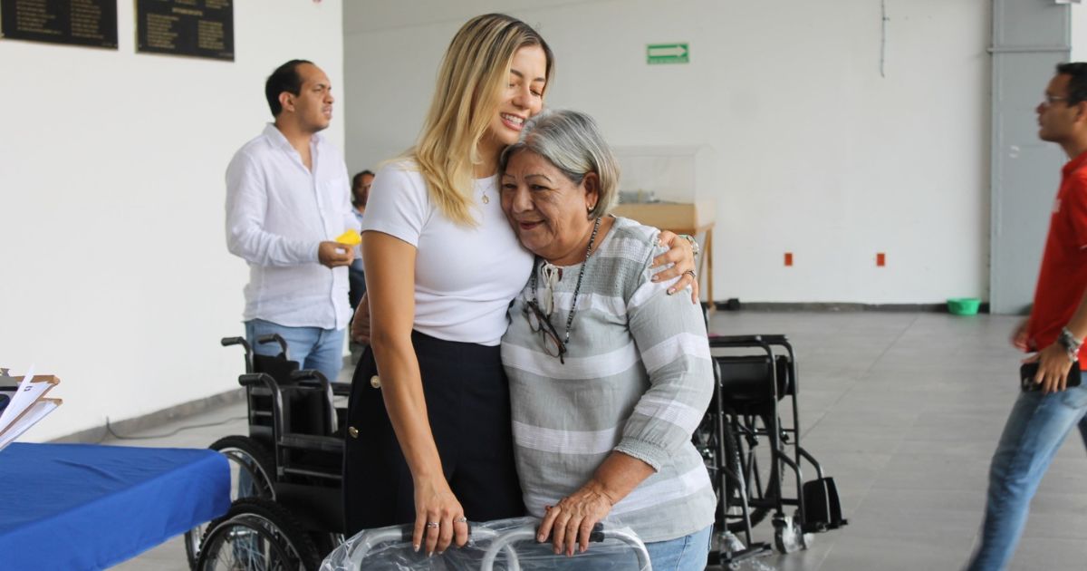 Andy Gordillo beneficia a personas con discapacidad