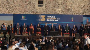 Alcalde de Cuernavaca presenta su informe de tres años de administración