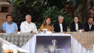 Gobernadora de Morelos sostiene reunión con Club de Futbol Atlante