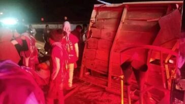 Peregrinos terminan lesionados en la carretera México-Puebla