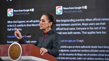 Claudia Sheinbaum enviará carta a Google tras el cambio del nombre del Golfo