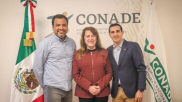 Gobernadora de Morelos y CONADE impulsarán proyectos para el desarrollo deportivo