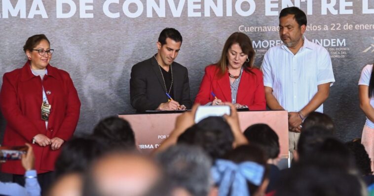 Gobernadora de Morelos y Conade juntos para transformar a Morelos a través del deporte