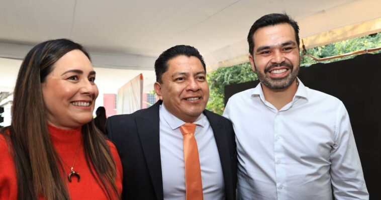 Jessica Ortega y Jorge Máynez respaldan al alcalde de Tlayacapan