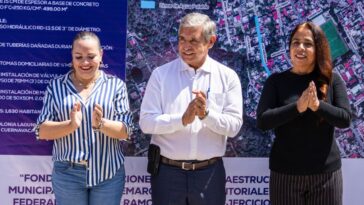 Alcalde de Cuernavaca beneficia a más de 17 mil personas con obra hidráulica