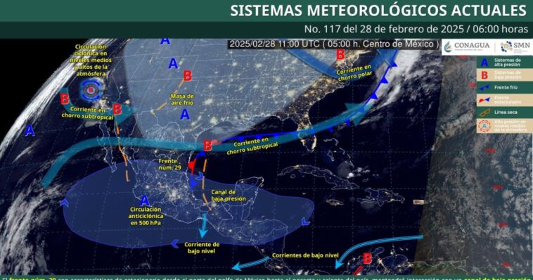Se esperan chubascos aislados y temperaturas cálidas para este primer fin de semana de marzo