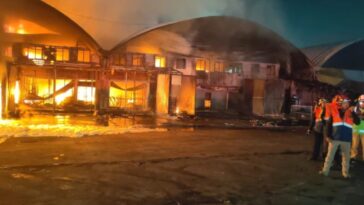 Se incendia la Central de Abasto CDMX