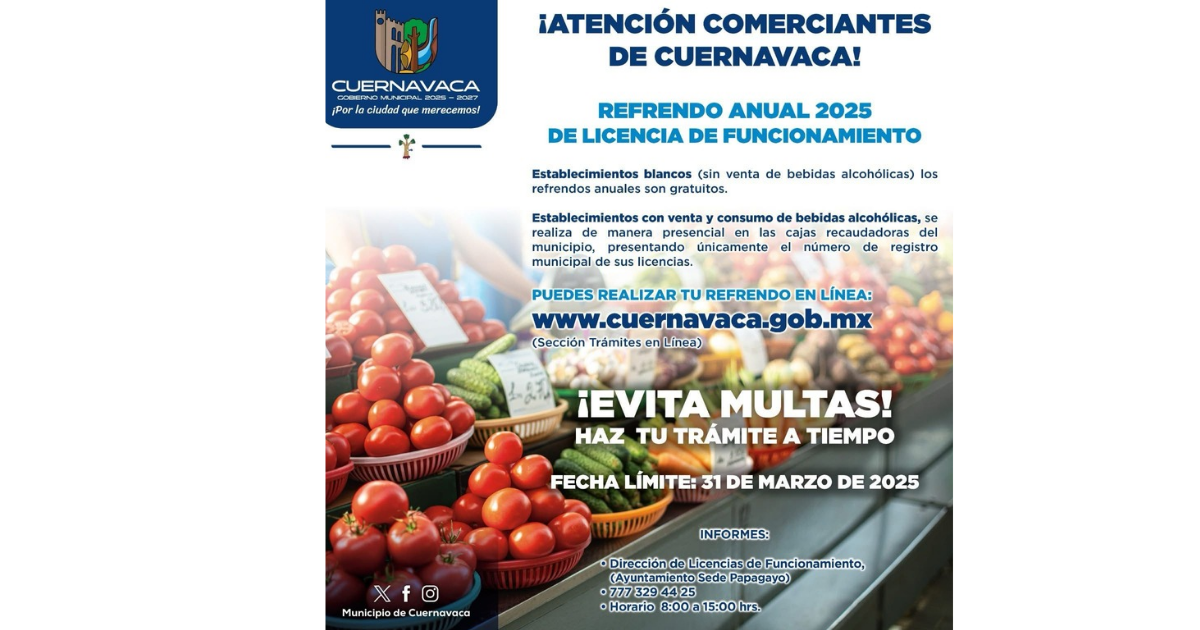 Últimas semanas en descuentos en licencias de funcionamiento. Noticias en tiempo real