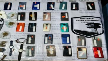 Celulares en carcel de Jojutla