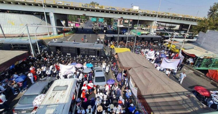 Habrá bloqueos y marcha del CNTE en CDMX