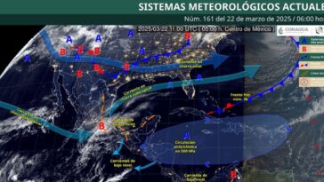 Pronostican sábado con lluvias ligeras y calor intenso para el domingo en Morelos