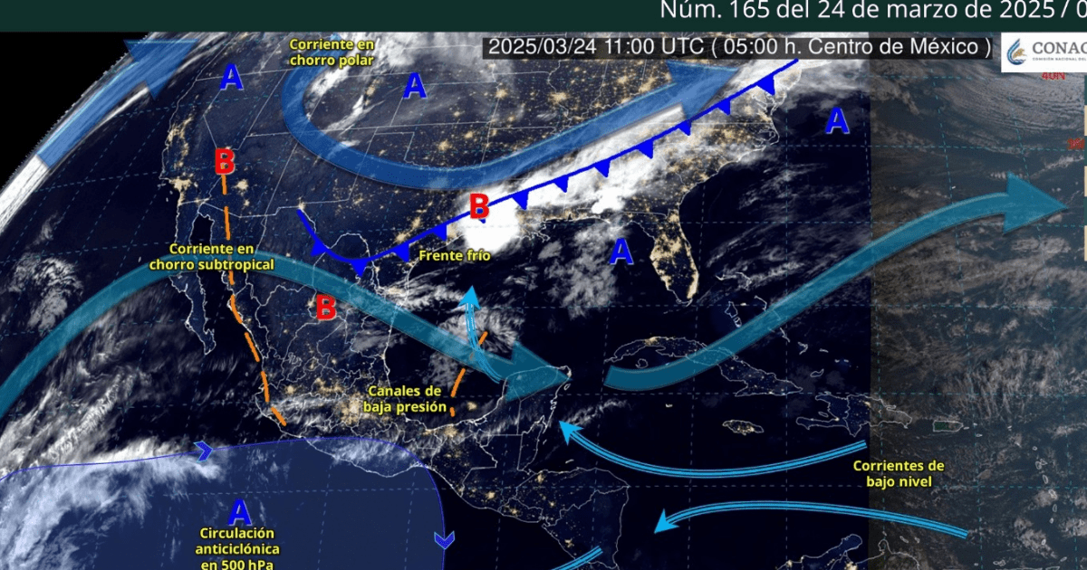 Se prevé posibles lluvias ligeras en Morelos