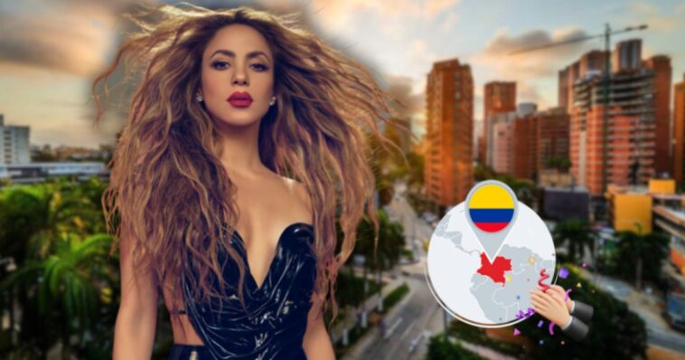shakira avenida en Barranquilla