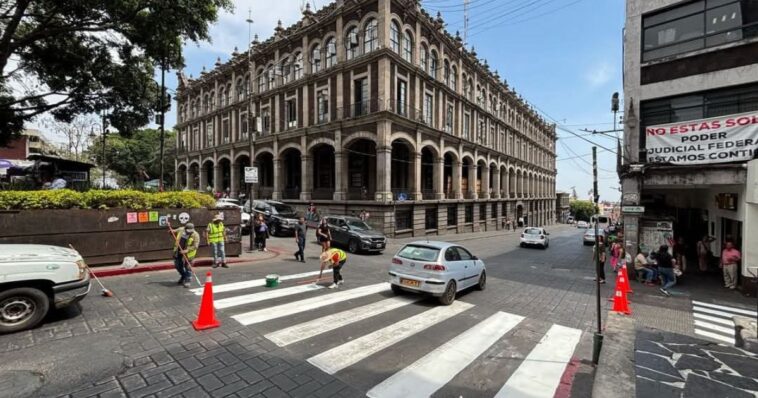 Continúan embelleciendo la ciudad de Cuernavaca