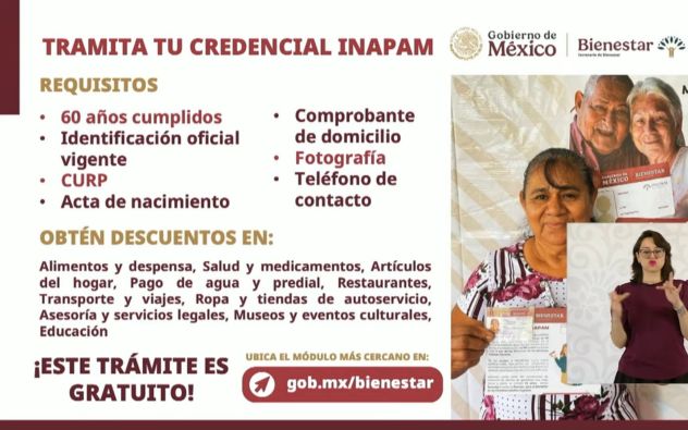 como sacar la INAPAM
