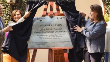 Gobernadora de Morelos inaugura Casa Estudio Davidoff