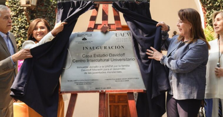 Gobernadora de Morelos inaugura Casa Estudio Davidoff