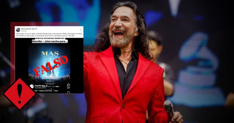 Marco Antonio Solís desmiente conciertos
