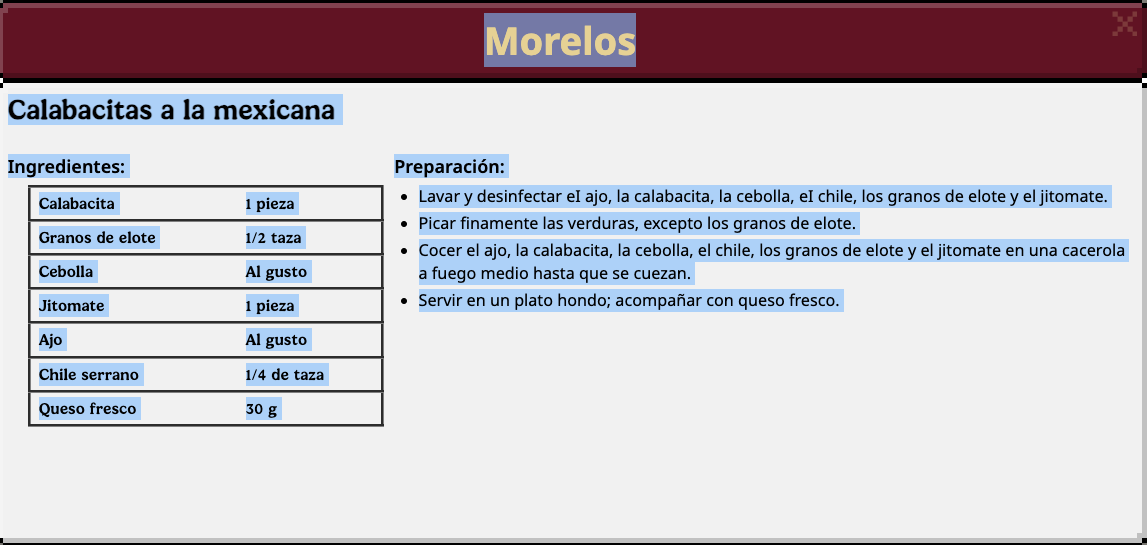 receta calabacitas a la mexicana