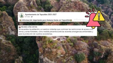 acceso cerros Tepoztlán