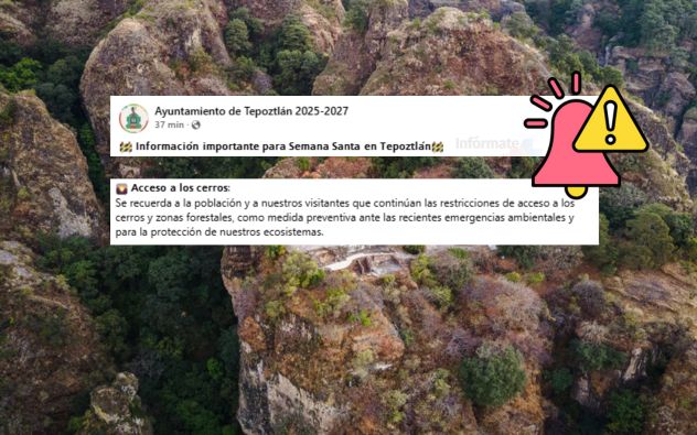 acceso cerros Tepoztlán