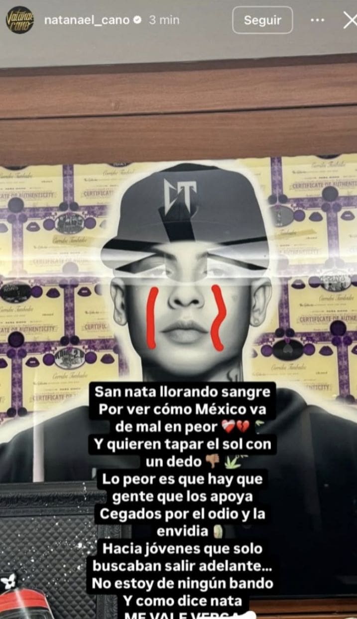 natanael cano llorando