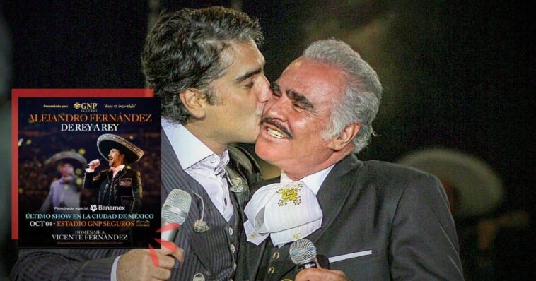 Alejandro Fernández homenaje Vicente Fernández