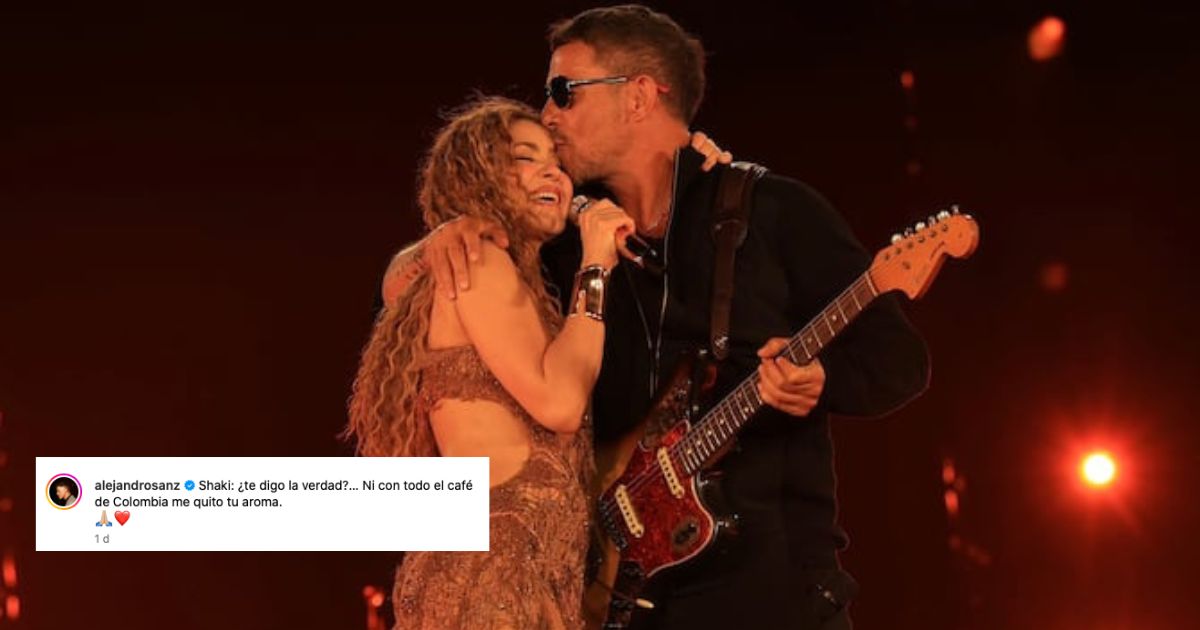 Alejandro Sanz desata polémica por cariñoso mensaje a Shakira “Si la vida es bonita, tú y ella sois tan parecidas”
