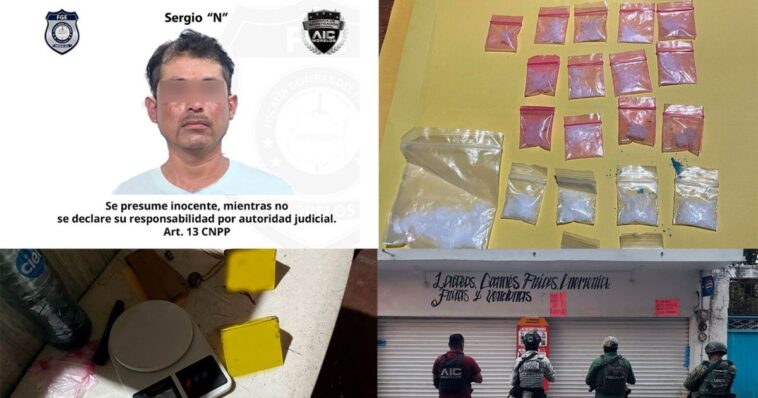 Catean tienda de abarrotes tras presunta venta de drogas