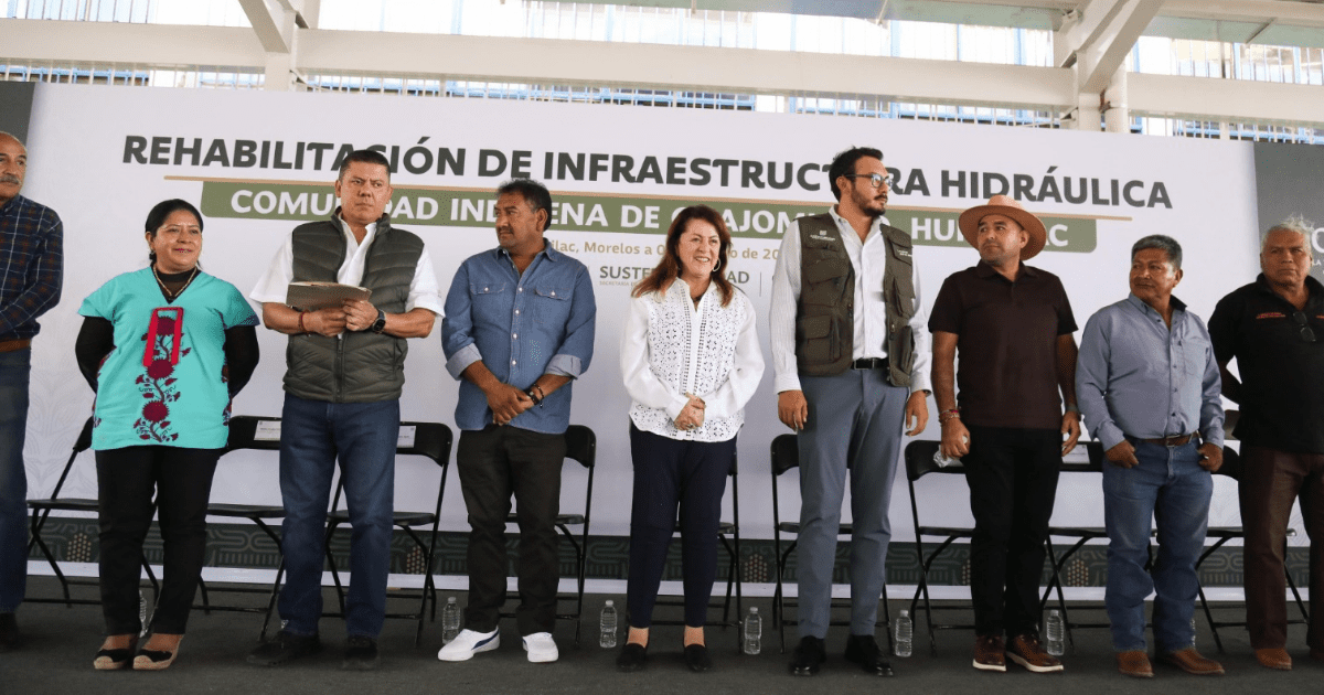 Entregan obras hidráulicas en Coajomulco