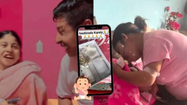 Lupita TikTok bebé bautizo