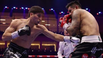 Marco Verde debutó como boxeador profesional
