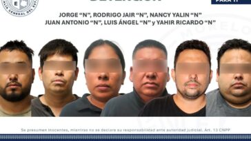 Operativo “Técalt” detiene a seis personas vinculadas a robo de autos