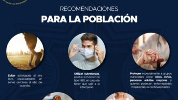 Registran incendio en el relleno sanitario “La Perseverancia”