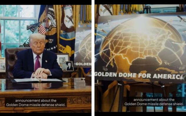 Trump domo dorado