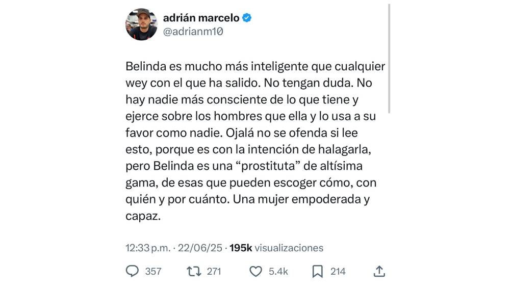 Adrián marcelo y belinda