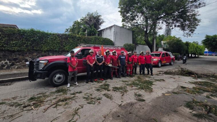 Atienden afectaciones en Cuautla tras lluvias