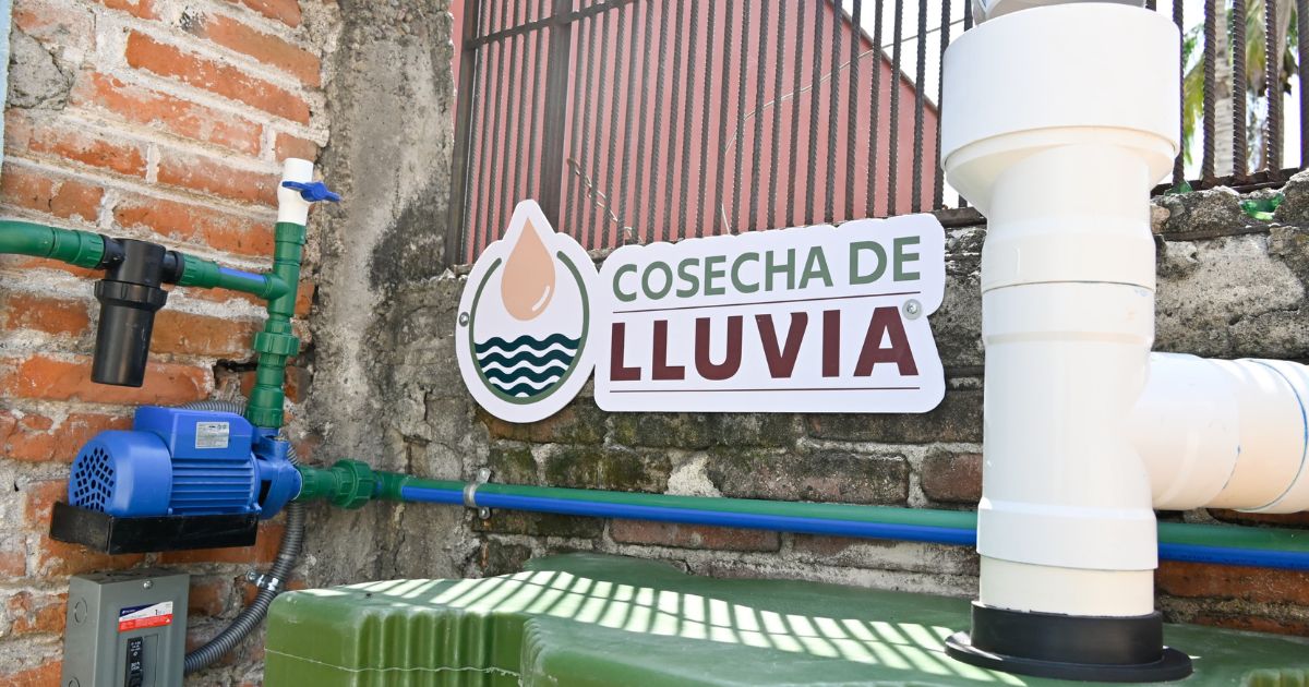 Escuela de Tlaltizapán cuentan con “Cosecha de Lluvia”