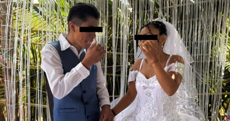 Presunta boda adolescente y menores tomando causan polémica en Oaxaca
