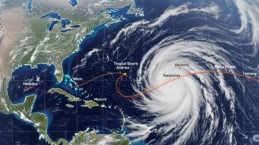 Se forma tormenta tropical “Andrea” en el Atlántico