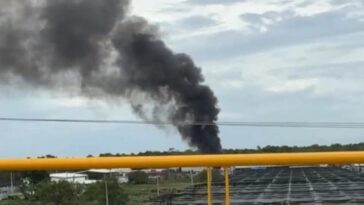 Se registra incendio en tramo de Tren Maya
