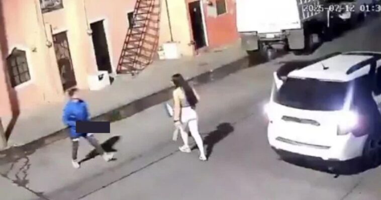 Cámara de vigilancia capta feminicidio en Jalisco