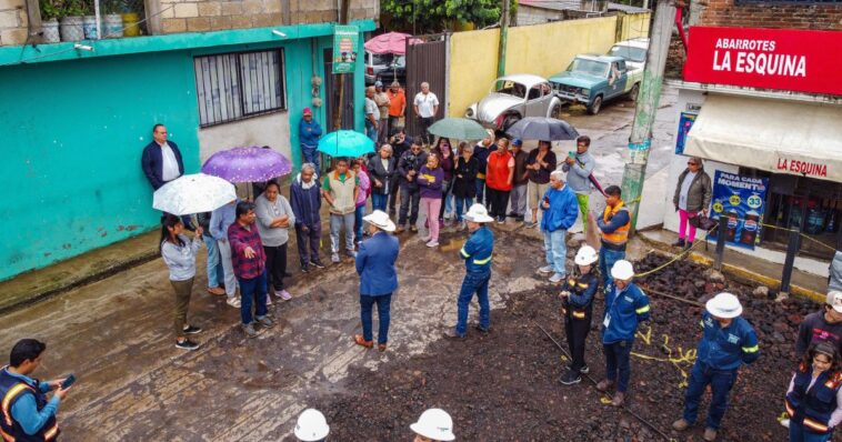 Continúa el avance de rehabilitación en la calle Lauro Ortega